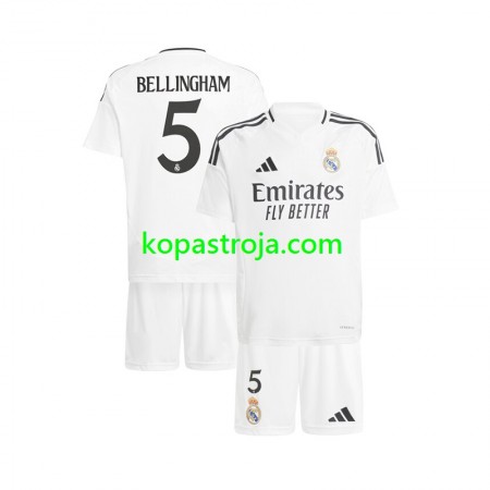 Billiga Fotbollströjor Real Madrid Jude Bellingham 5 Barn Hemma tröja 2024/25 Kortärmad